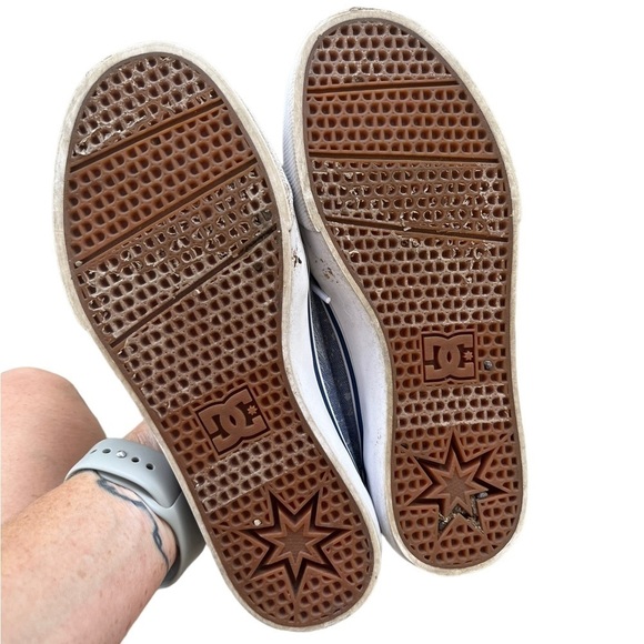 DC Shoes Trace TX SE Canvas Sneaker Insignia Blue - Picture 10 of 11